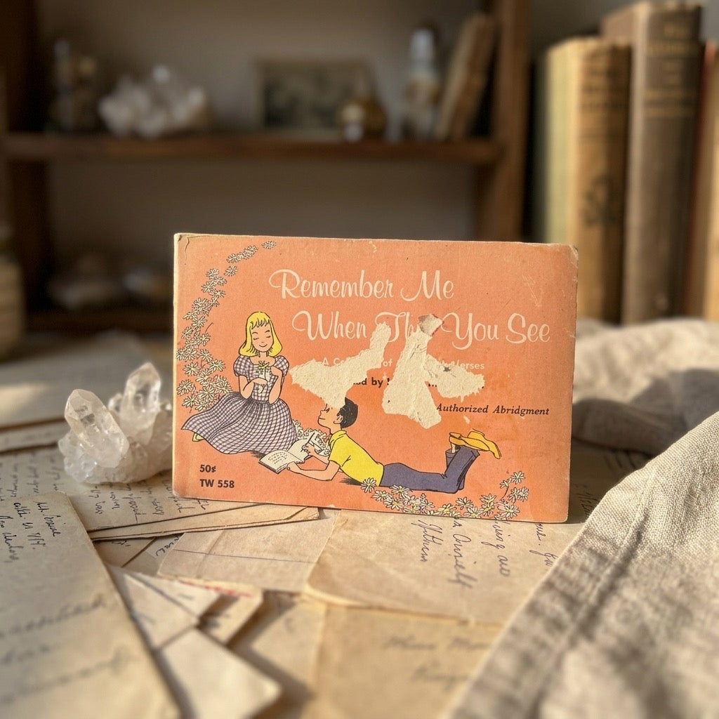 Remember Me When This You See — Vintage Scholastic Autograph Verse Collection, 1960s — main view