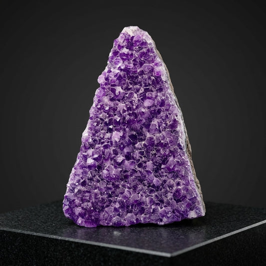 Uruguayan Deep Violet — Amethyst Crystal Cluster Specimen — main view