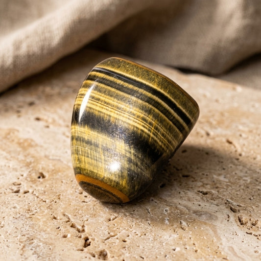 Sunfire Tiger’s Eye — Chatoyant Stone of Golden Focus — main view