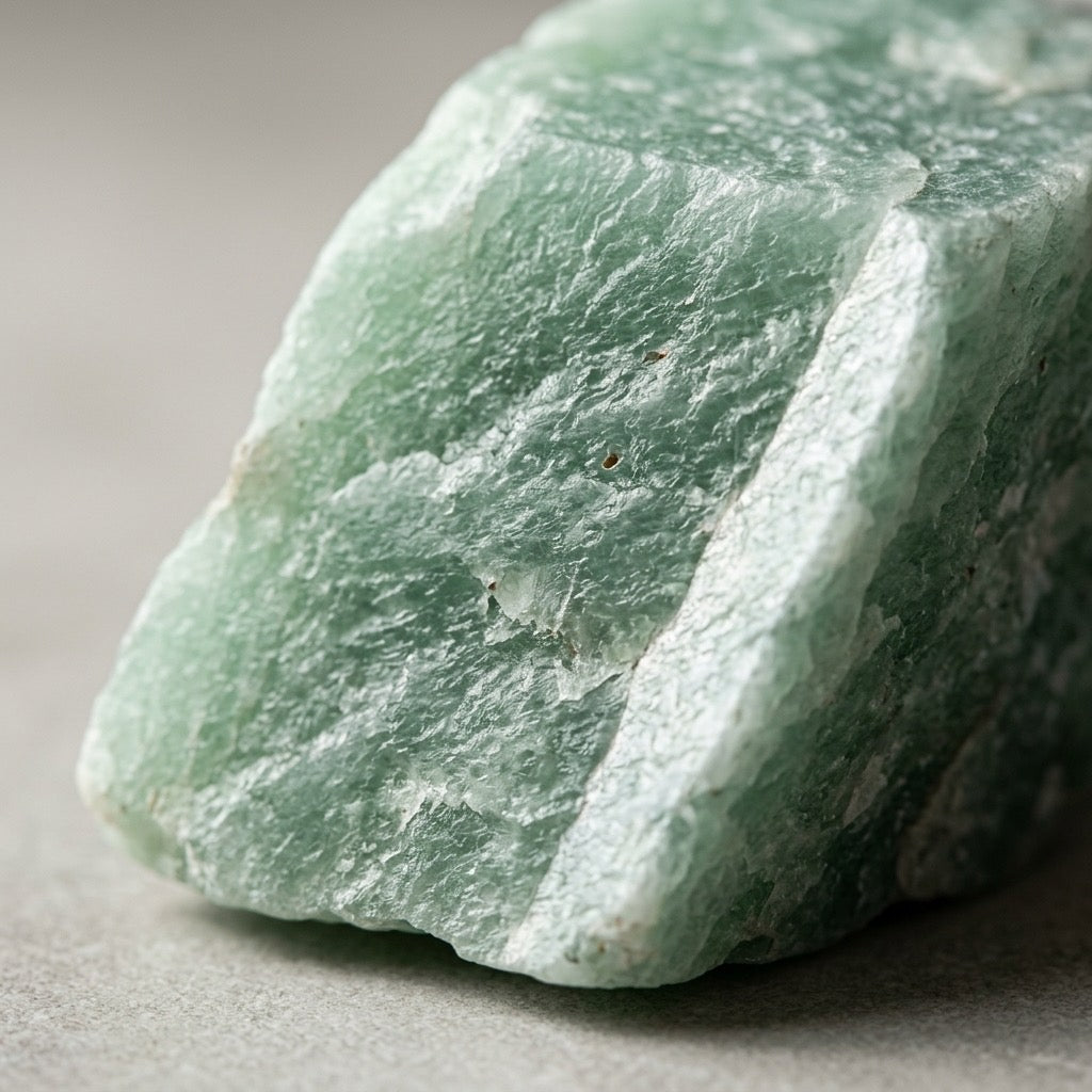 Amazonite Specimen — Blue-Green Microcline Feldspar, 11g — detail view