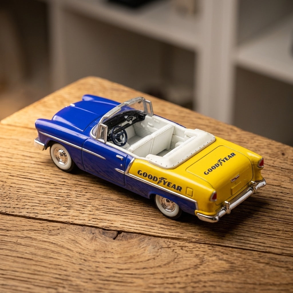 Danbury Mint 1955 Chevrolet Bel Air Convertible Goodyear Edition — main view