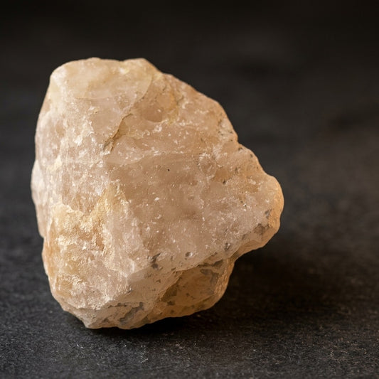 Raw Rose Quartz Specimen — Blush Pink, Unpolished, 487g — main view