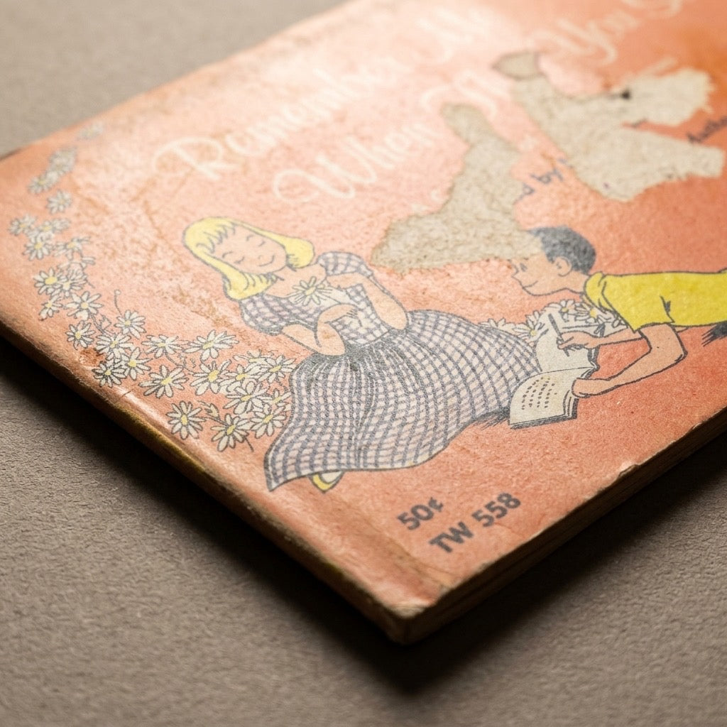 Remember Me When This You See — Vintage Scholastic Autograph Verse Collection, 1960s — detail view