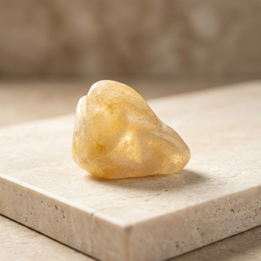 Sunset Glow Orange Calcite — Raw Energy Crystal from Mexico — main view