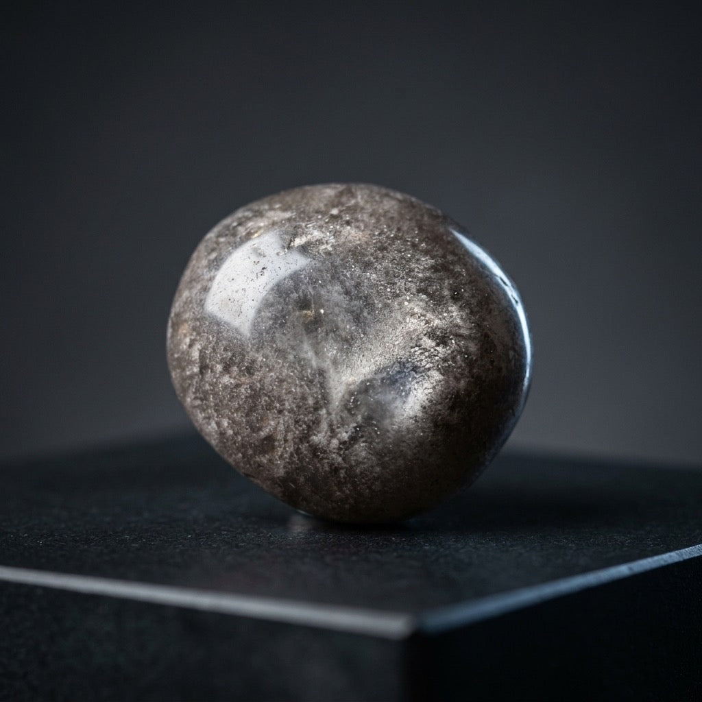 Polished Hematite Specimen — Mirror Finish, Metallic Iron Oxide, 30g — detail view
