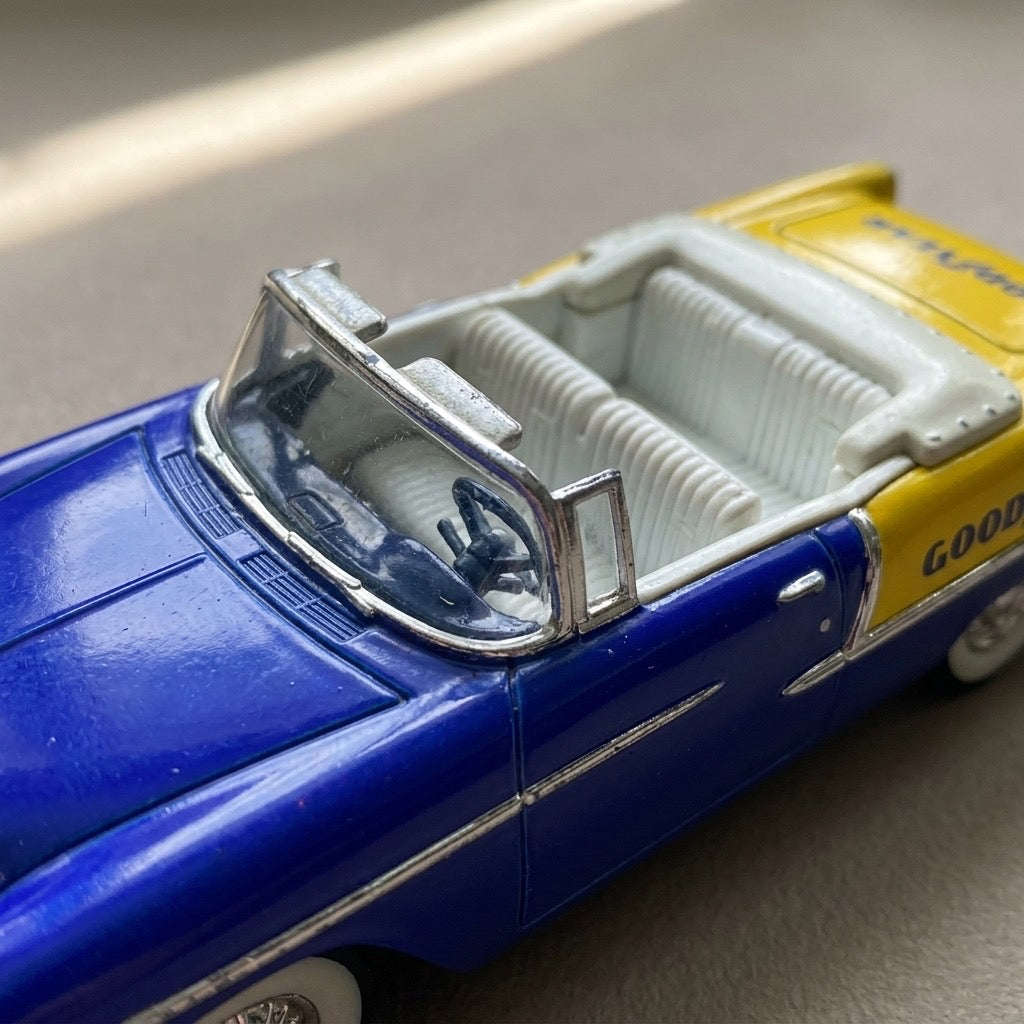 Danbury Mint 1955 Chevrolet Bel Air Convertible Goodyear Edition — detail view