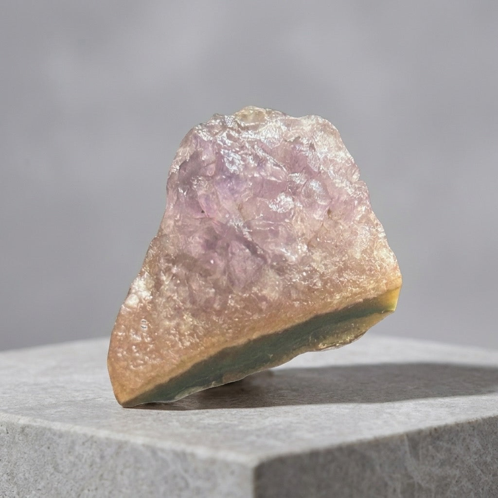 Lepidolite with Quartz or Fluorite — Lavender Micro-Crystal Specimen, 14g — main view
