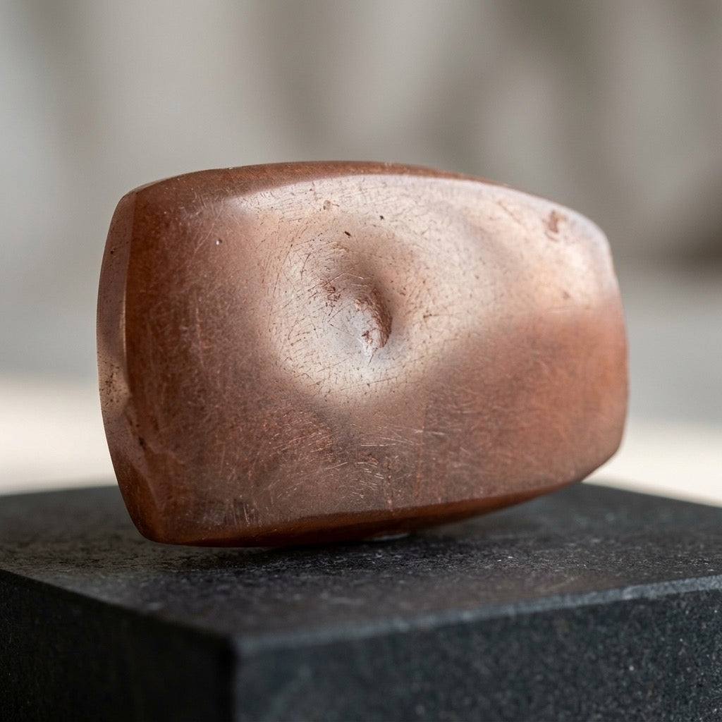 Ground Stone Celt — Prehistoric Hand Tool, Ground & Polished Edge, 42g — main view