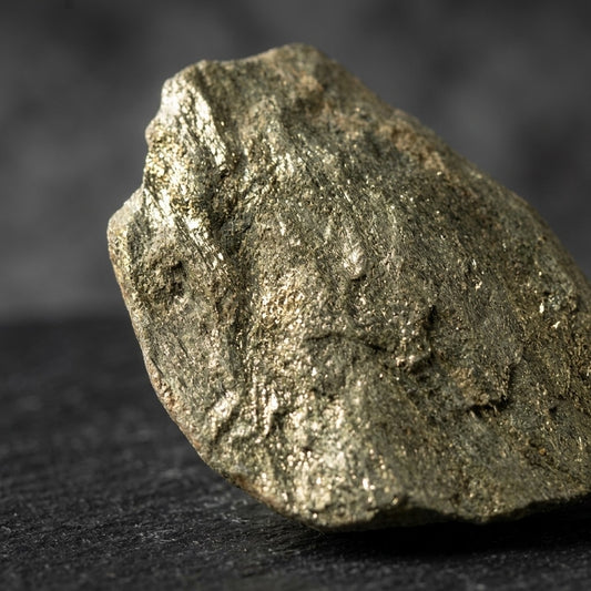 Ancient Foliated Schist — Layered Metamorphic Stone, 38g — main view