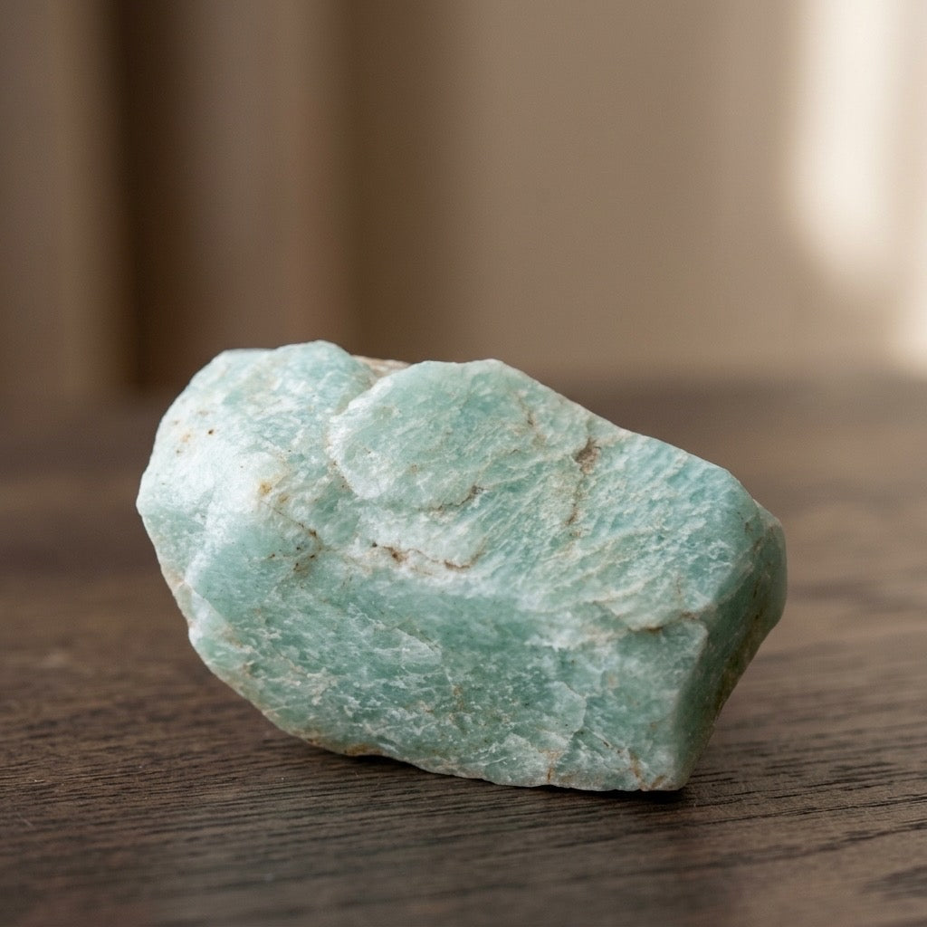 Amazonite Specimen — Blue-Green Microcline Feldspar, 11g — main view