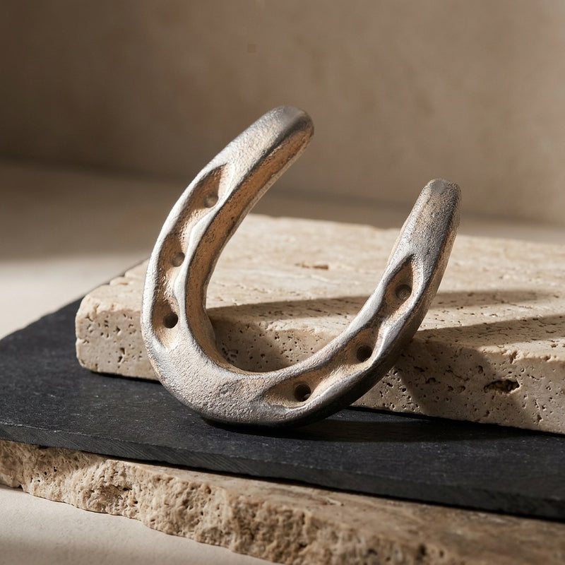 Vintage Cast Iron Horseshoe — main view