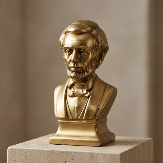 Abraham Lincoln Bust — Large Americana Portrait Statue — main view