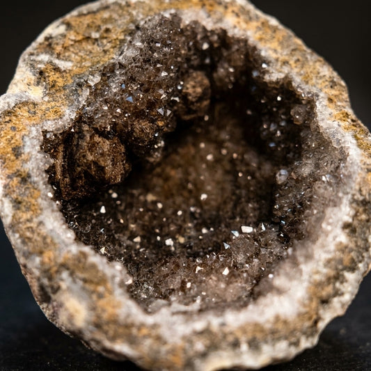 Choya Geode — Crystal-Lined Cactus Cavity, Quartz Interior, 382g — main view