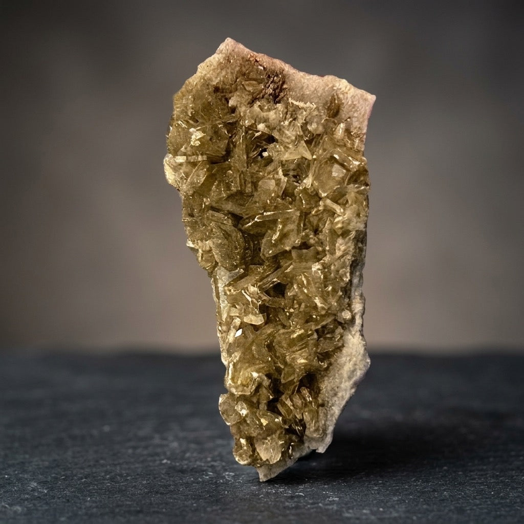 Barite Crystal Specimen — Desert Rose Formation, Layered Blades, 122g — main view