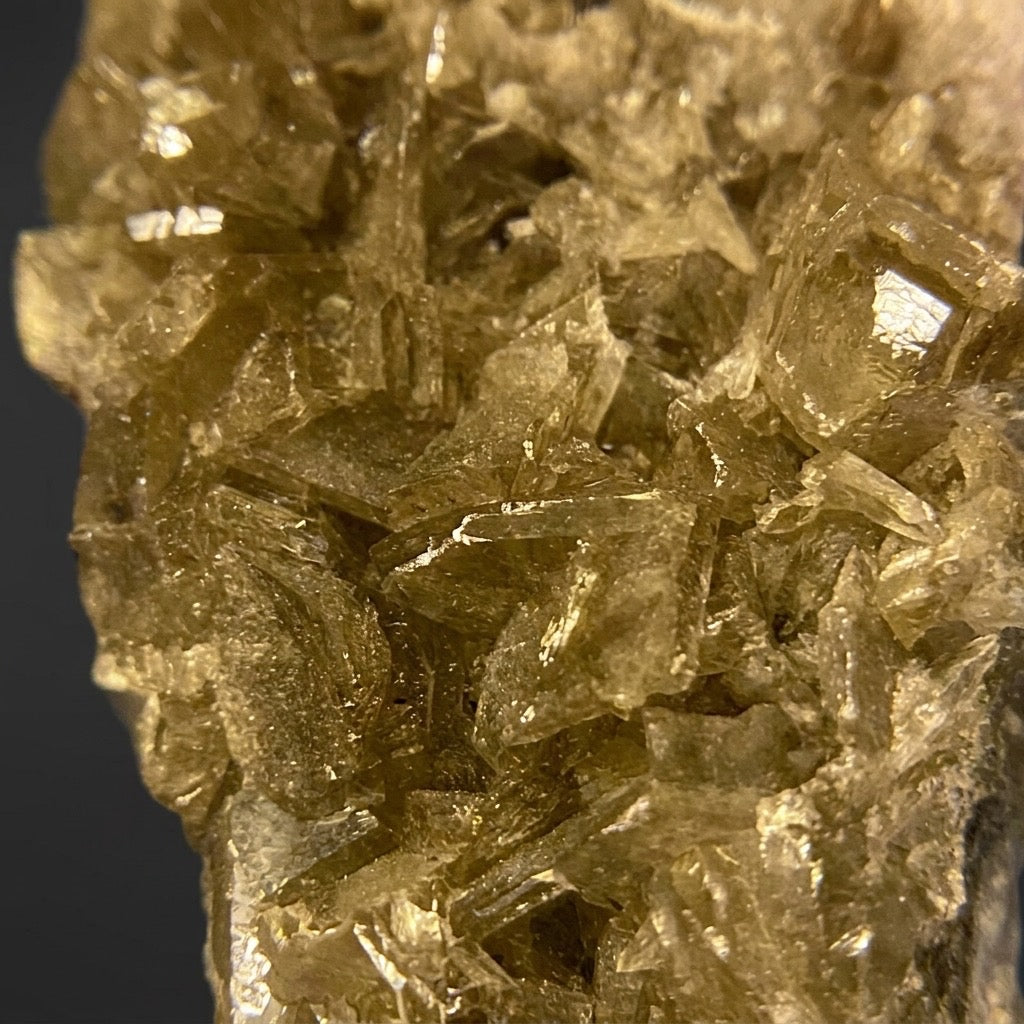 Barite Crystal Specimen — Desert Rose Formation, Layered Blades, 122g — detail view
