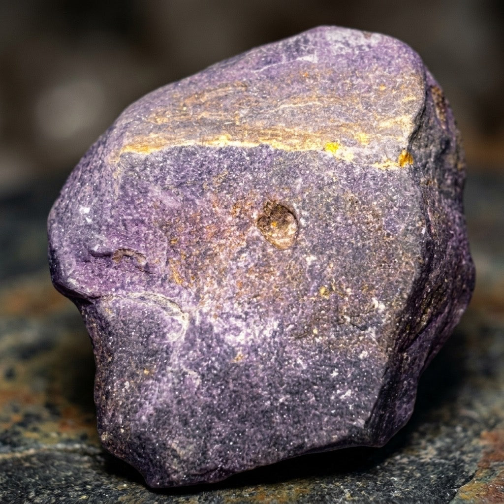 Phosphosiderite Specimen — Lavender to Orchid, Soft Violet Iron Phosphate, 96g — main view