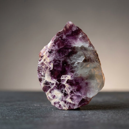 Rainbow Fluorite Polished Specimen — Violet, Sea Green & Blue Bands, 22g — main view