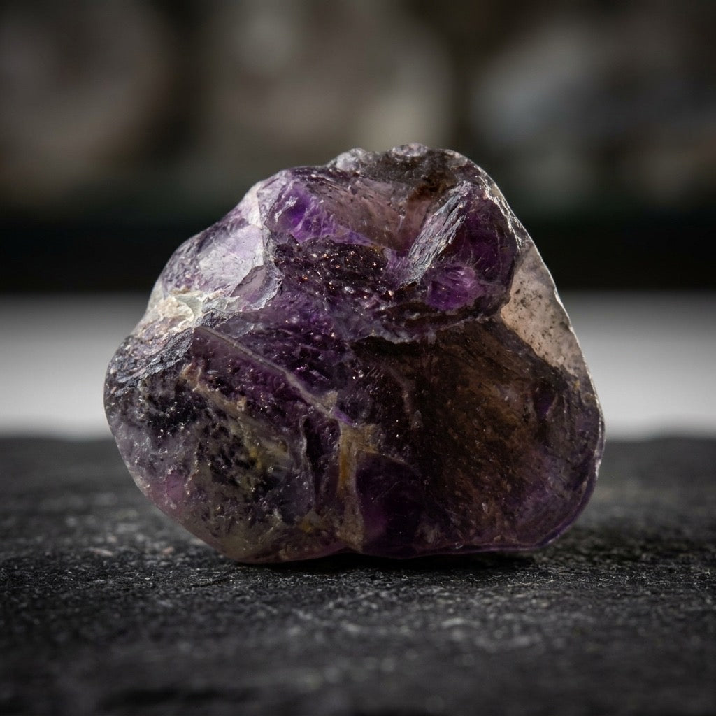 Fluorite Crystal Specimen — Soft Violet & Green, Multi-Face, 29g — detail view