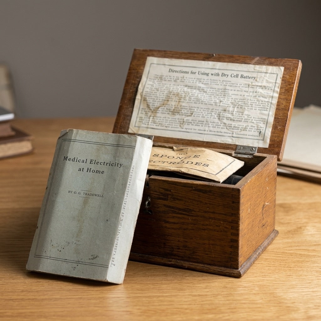 Early 1900s Electrotherapy Device — main view