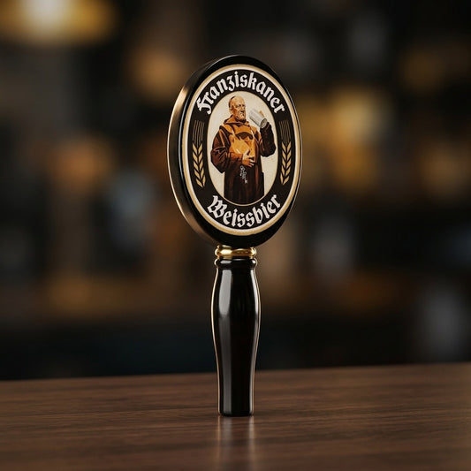 Franziskaner Weissbier Beer Tap Handle — Breweriana Collectible — main view