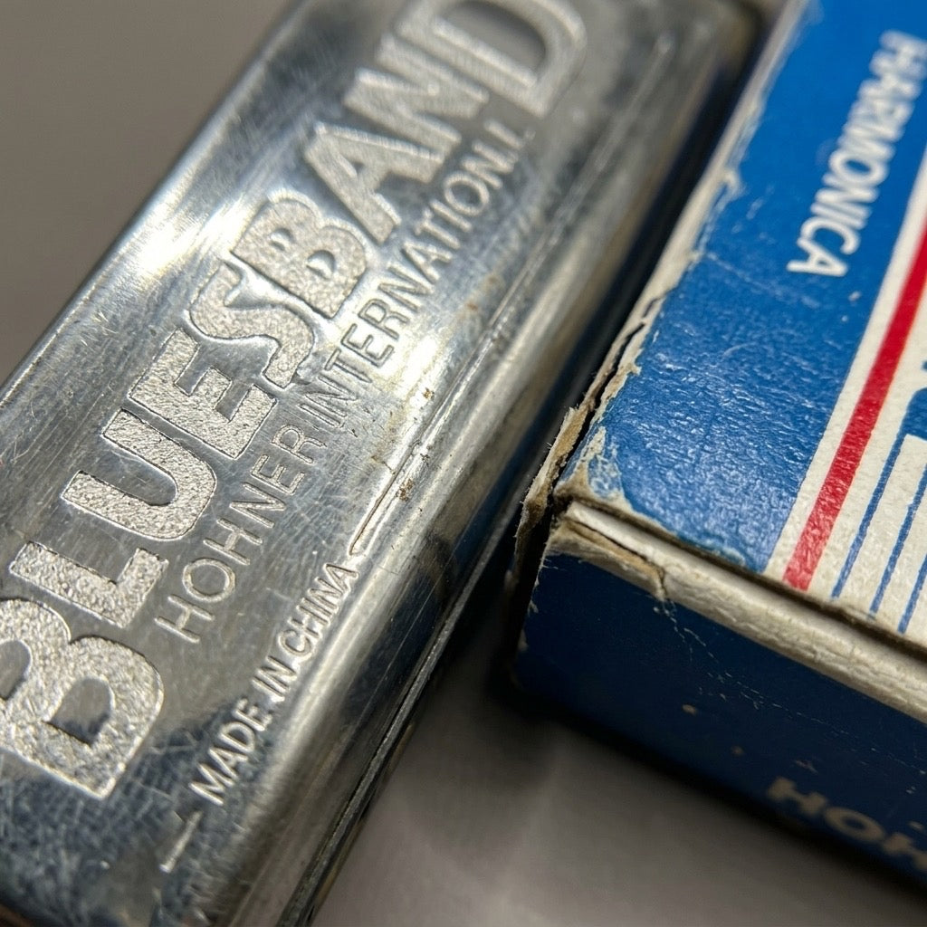 Hohner International Blues Band Harmonica — Key of C, Original Box — detail view