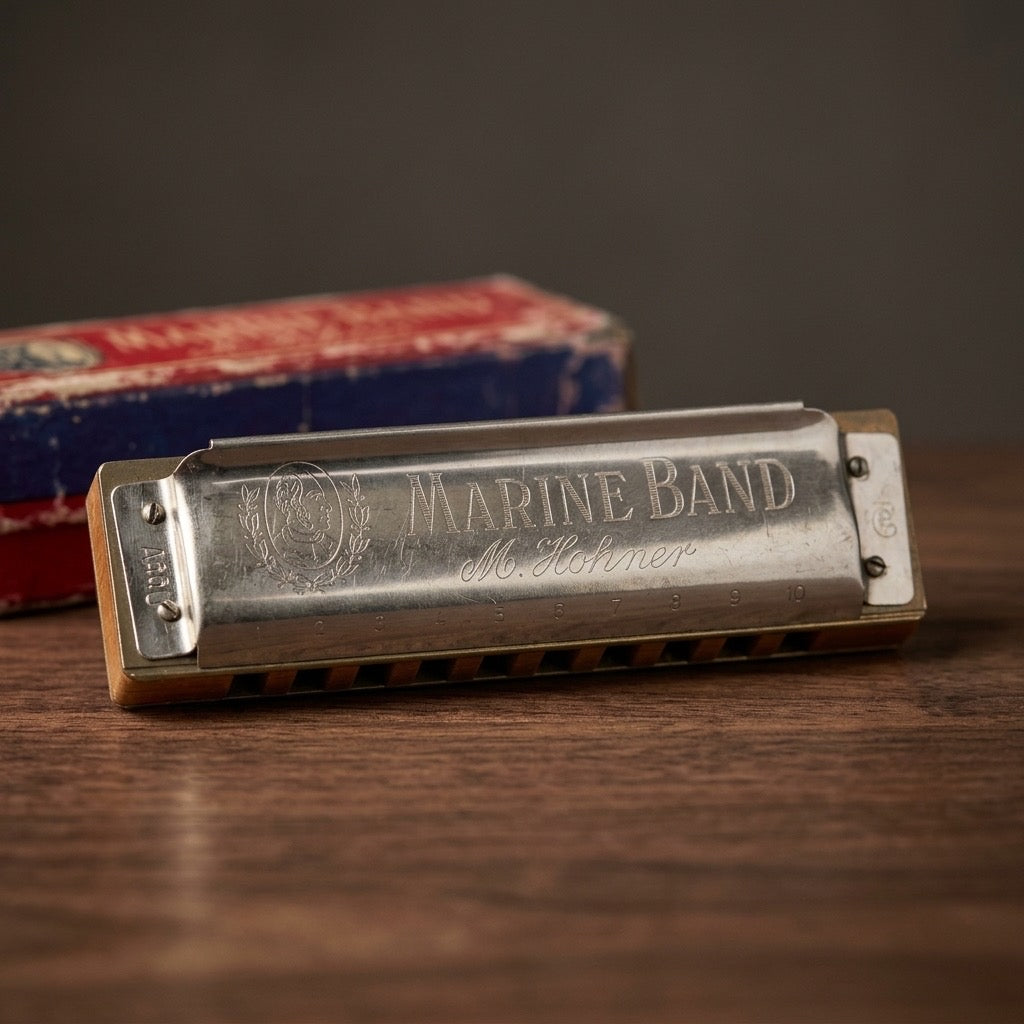 Hohner Marine Band 1896 Harmonica — 10-Hole Diatonic Blues Harp — main view