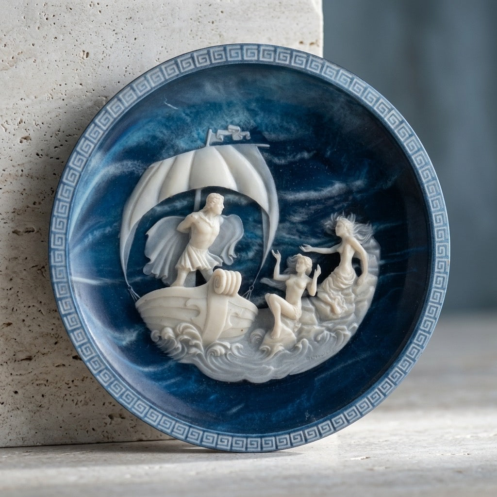 Studio Dante di Volteradici — Odysseus and the Sirens Collector Plate — main view