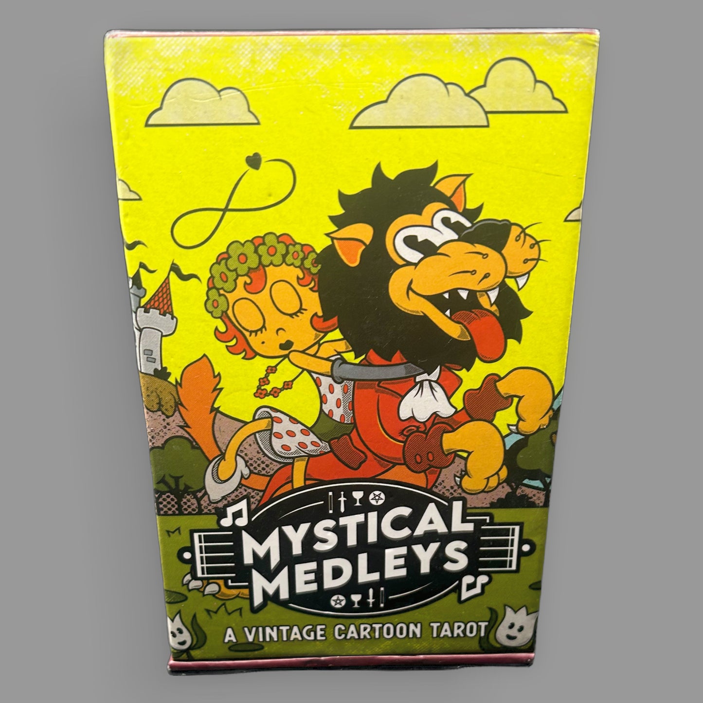 Mystical Medleys Vintage Cartoon Tarot Deck — 78-Card, 1930s Rubber Hose Style — main view