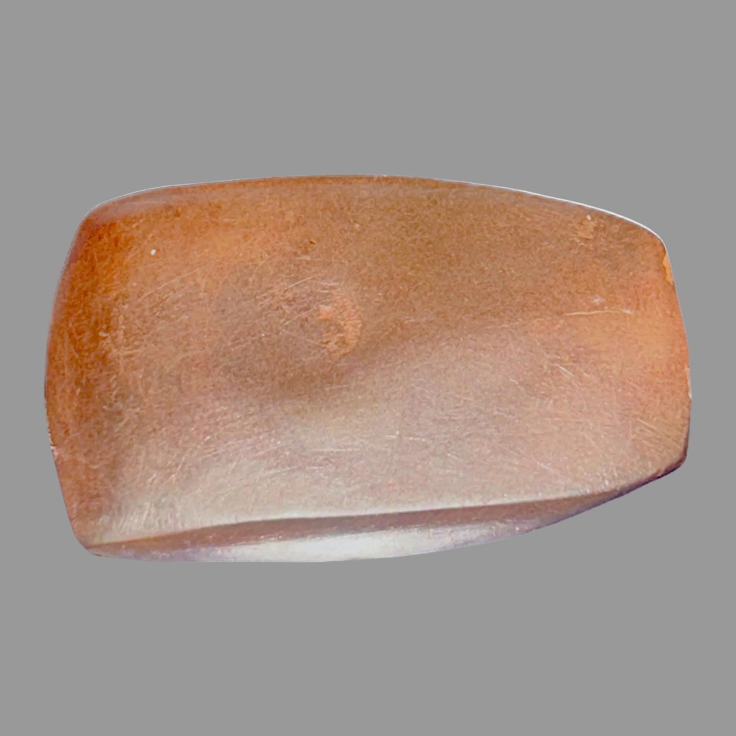 Ground Stone Celt — Prehistoric Hand Tool, Ground & Polished Edge, 42g — detail view