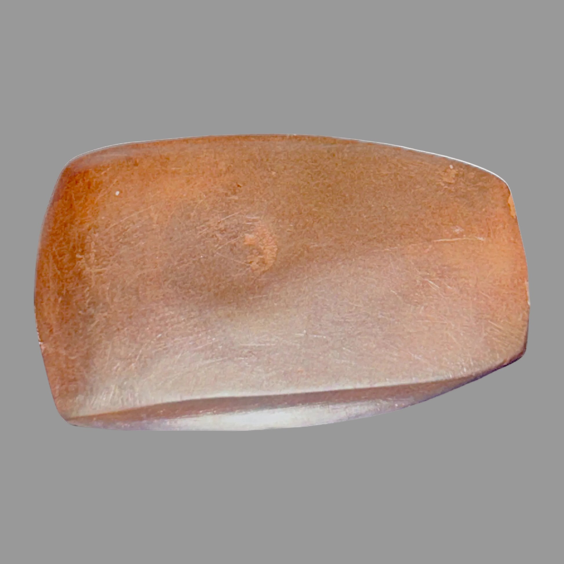 Ground Stone Celt — Prehistoric Hand Tool, Ground & Polished Edge, 42g — detail view
