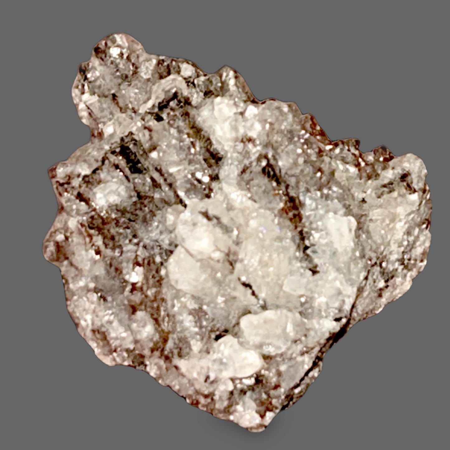 Calcite & Strontianite Crystal Cluster — Compact Natural Formation, 65g — detail view