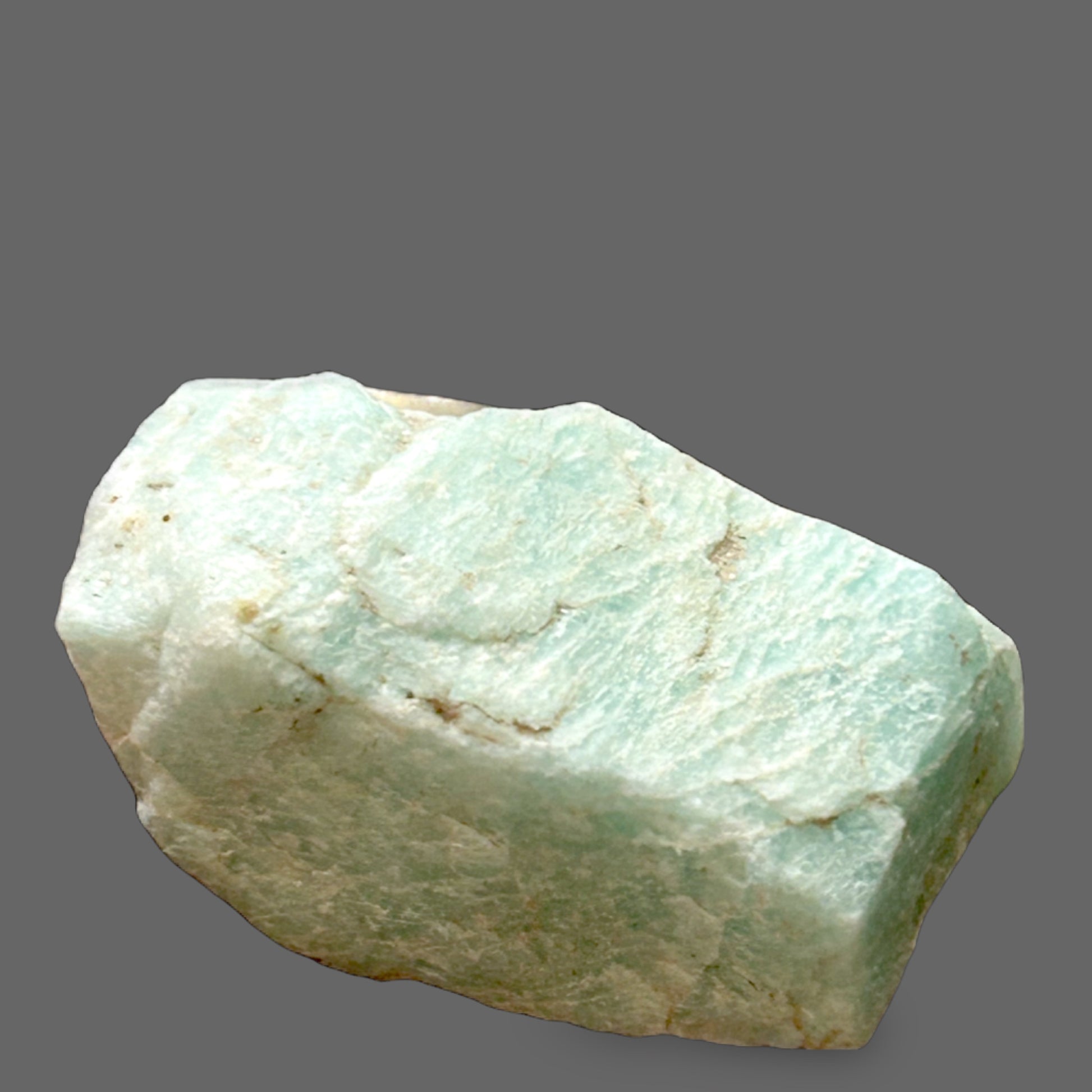 Amazonite Specimen — Blue-Green Microcline Feldspar, 11g — detail view
