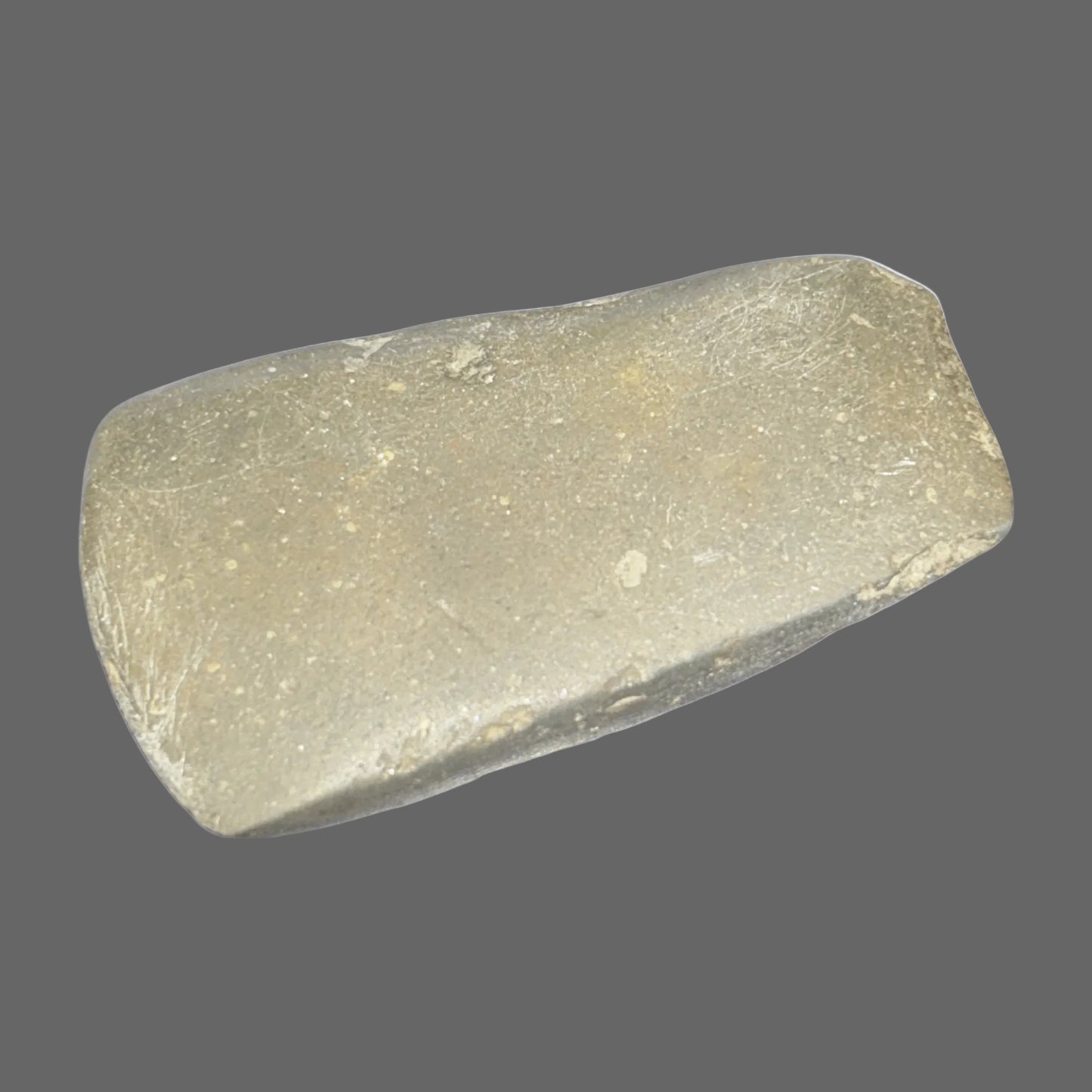Stone Adze — Prehistoric Hand Tool, Knapped & Beveled Edge, 39g — detail view