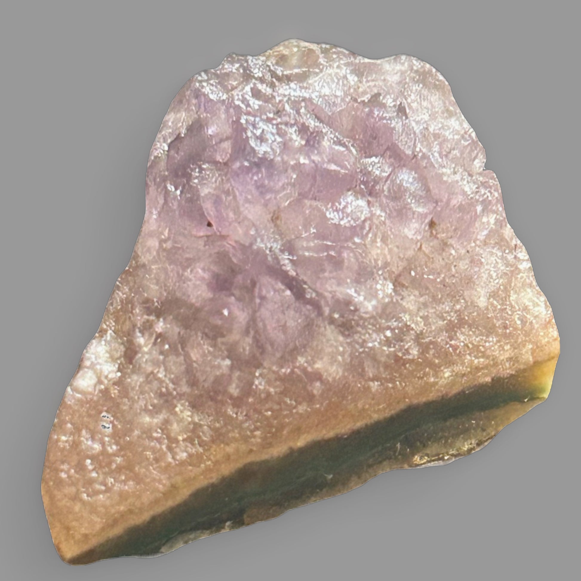 Lepidolite with Quartz or Fluorite — Lavender Micro-Crystal Specimen, 14g — detail view