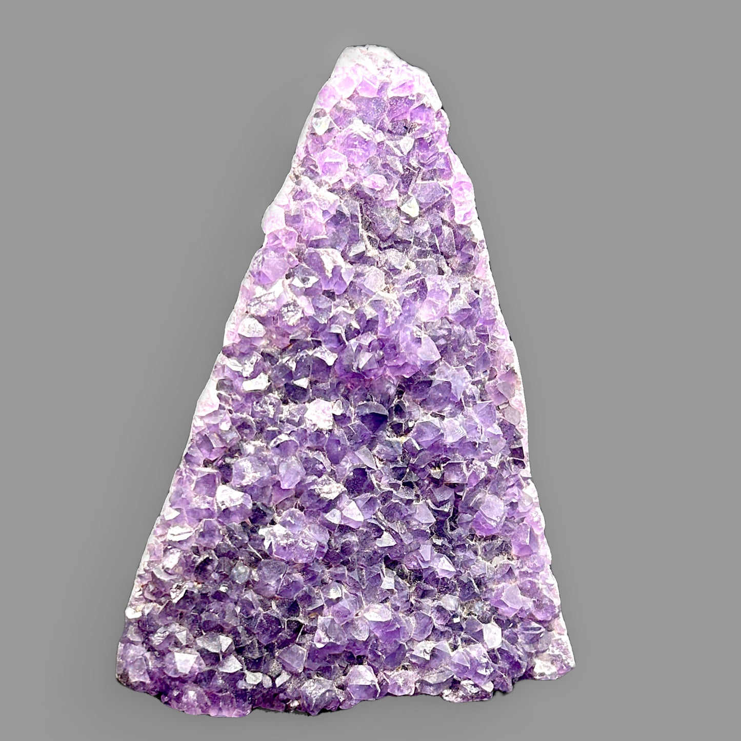 Uruguayan Deep Violet — Amethyst Crystal Cluster Specimen — detail view