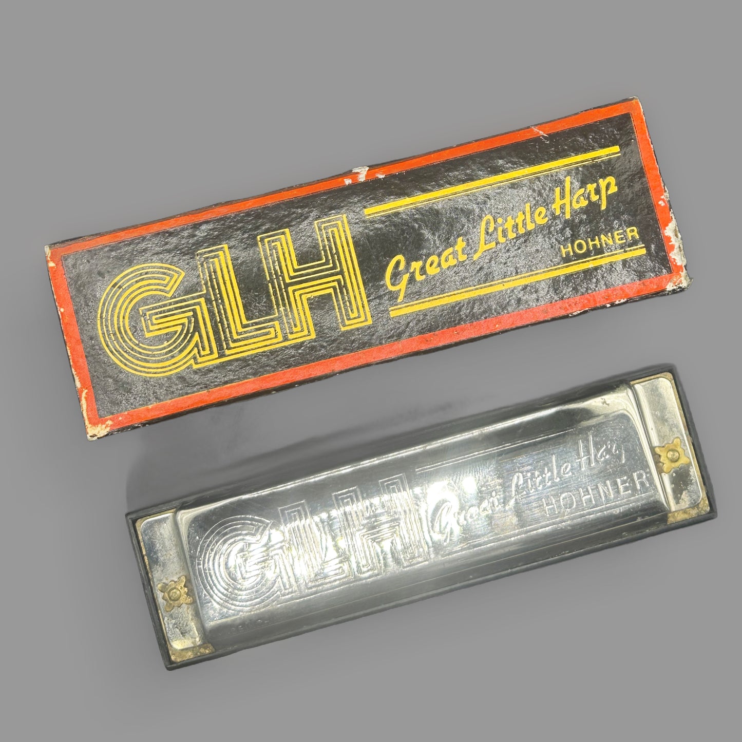 Vintage Hohner GLH “Great Little Harp” Harmonica — Key of C Diatonic — main view